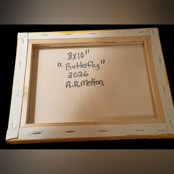 Colorful Butterfly Canvas Art Wall Decor 8x10" - Picture 2 of 2